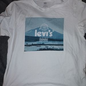 Levi's White Men T-Shirt